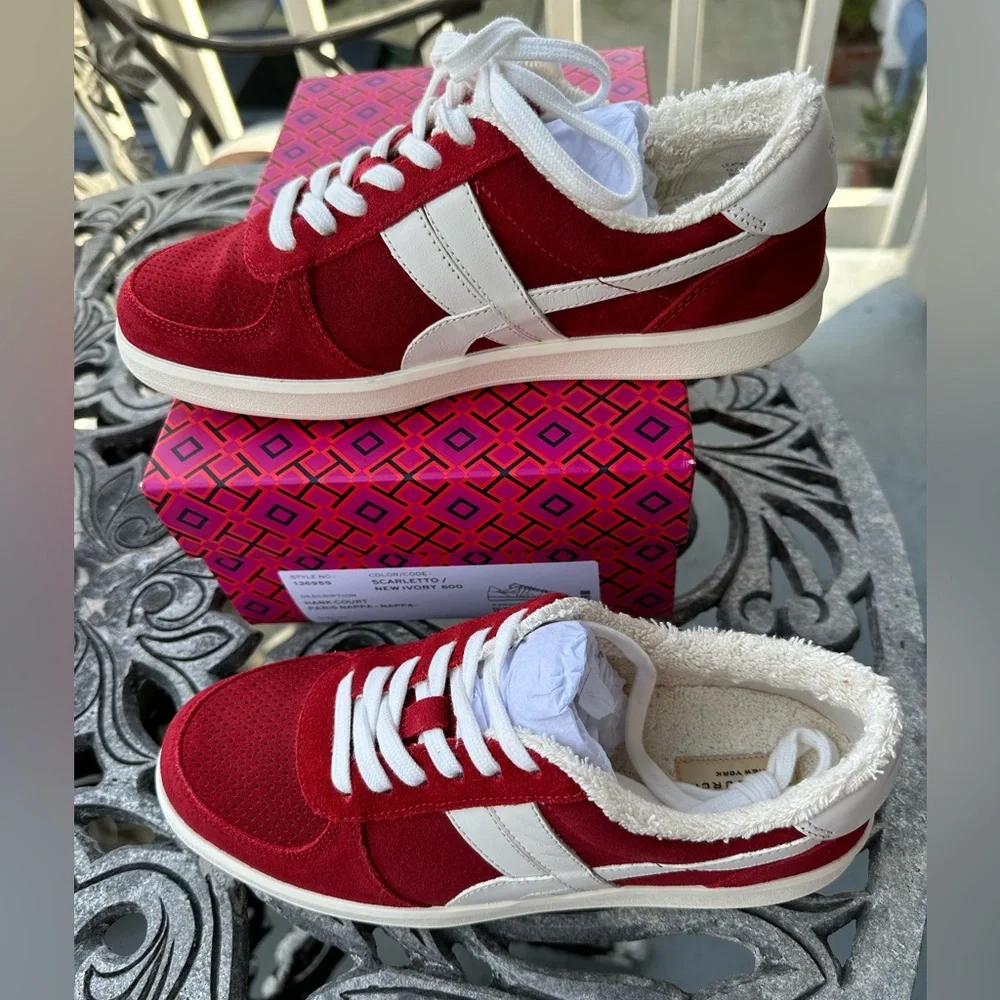 TORY BURCH NEW! Hank Court Sneakers NWT size 7